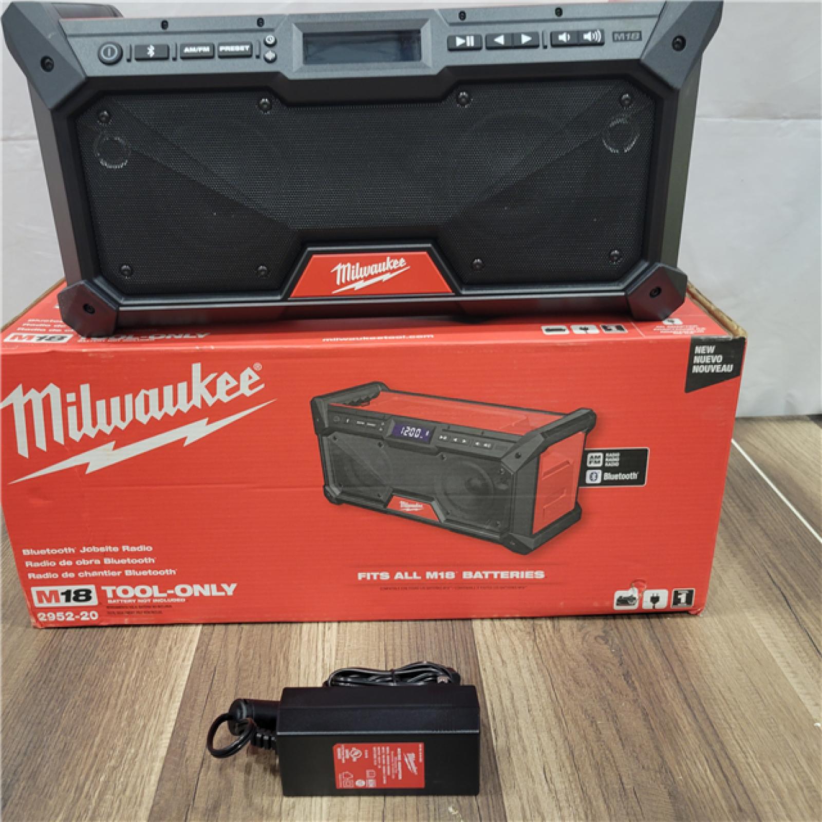 AS-IS Milwaukee 2952-20 M18 18V Bluetooth Jobsite Radio