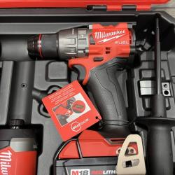 NEW - Milwaukee FUEL 18V Lithium-Ion Brushless Cordless Hammer Drill and Impact Driver Combo Kit