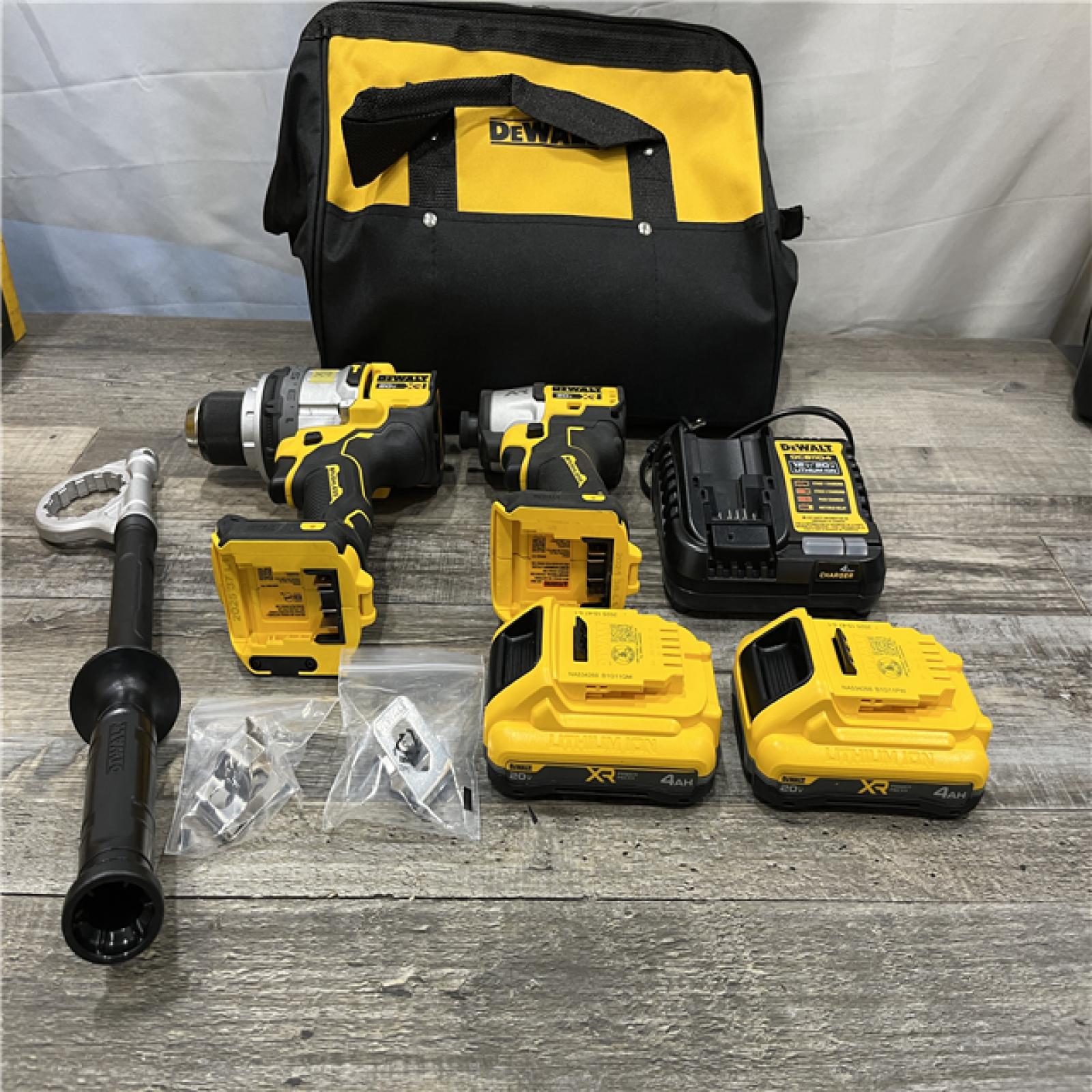 AS-IS DEWALT 20V MAX Lithium-Ion Cordless 2-Tool Combo Kit