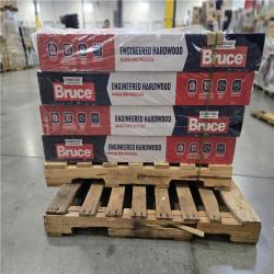 DALLAS LOCATION - Bruce Time Honored Caramel Treasure Wh Oak 3/8 in. T x 6.5 in.W T+G Brushed Engineered Hardwood Flooring (32.11 sq.ft../ctn) PALLET-(16 CASES)