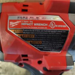 HOUSTON LOCATION - AS-IS Milwaukee FUEL 18V Lithium-Ion Brushless Cordless 1/2 in. Impact Wrench with Friction Ring (Tool-Only)