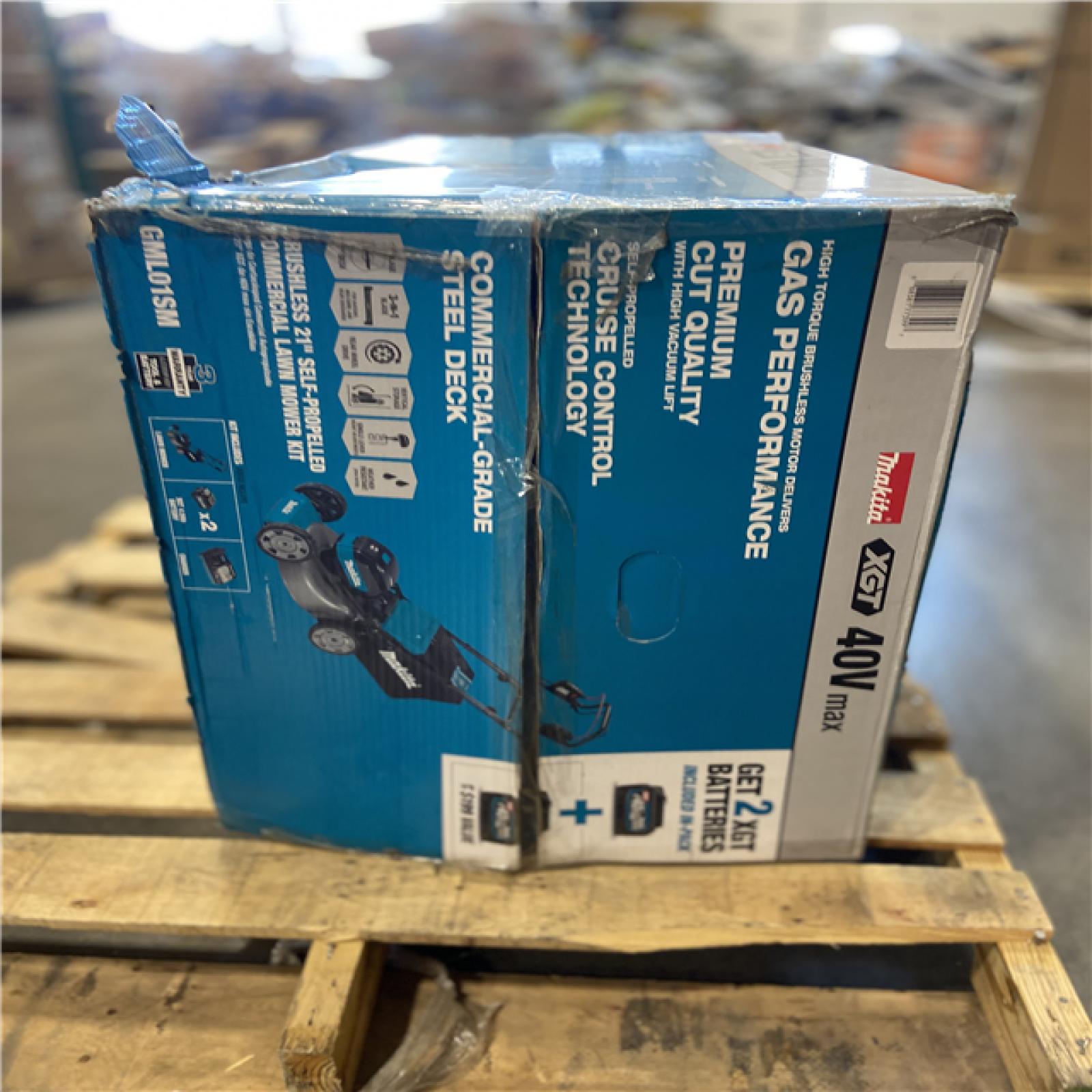 DALLAS LOCATION - Makita 40V max XGT Brushless Cordless 21 in. Walk Behind Self-Propelled Commercial Lawn Mower Kit