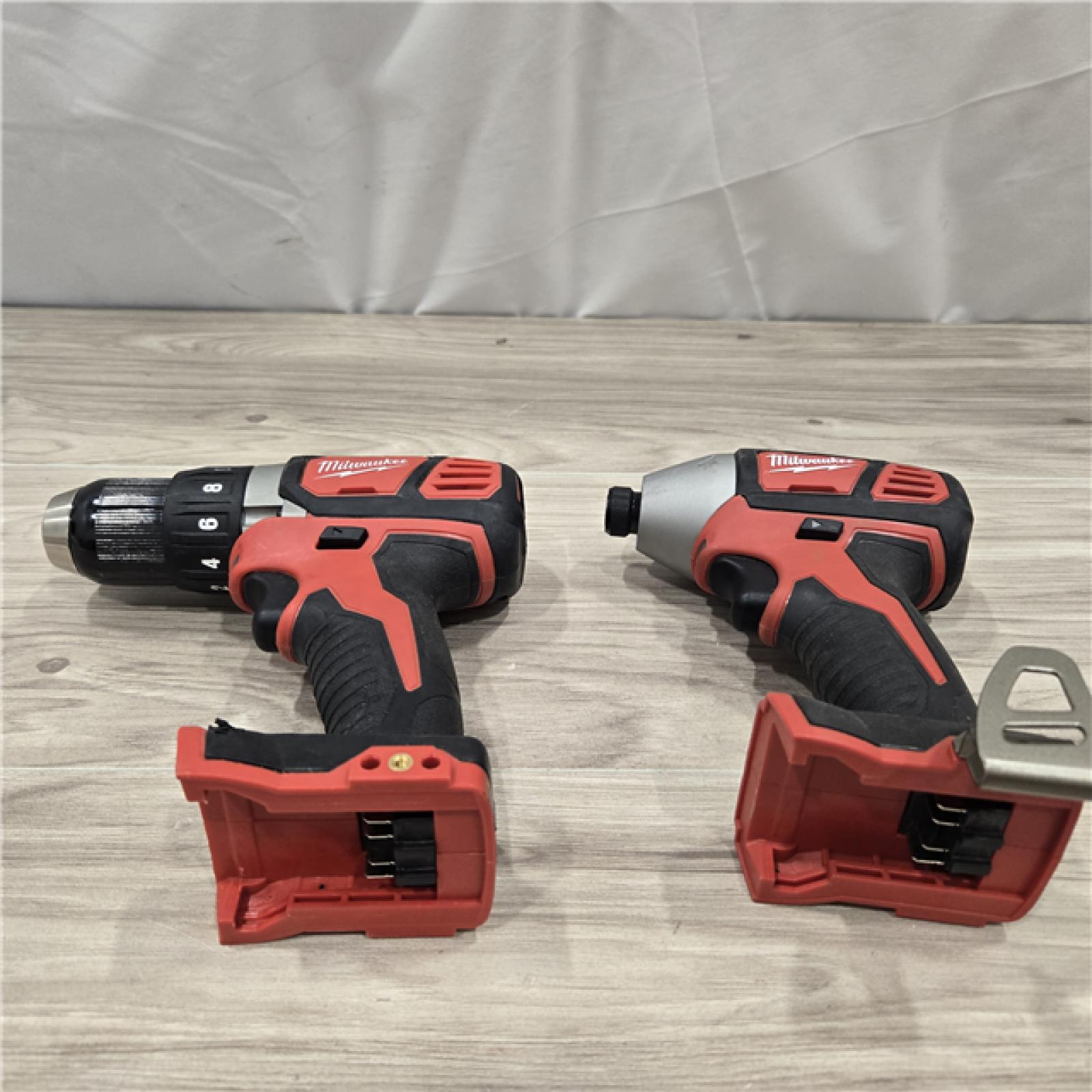 AS-IS Milwaukee 18V Cordless 2-Tool Drill/Driver and Impact Driver Kit