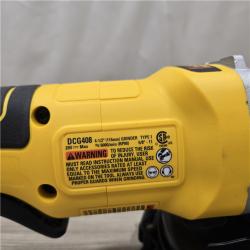 AS-IS DeWalt 20V MAX Cordless 4-1/2 in. Angle Grinder with Brake (Tool-Only)