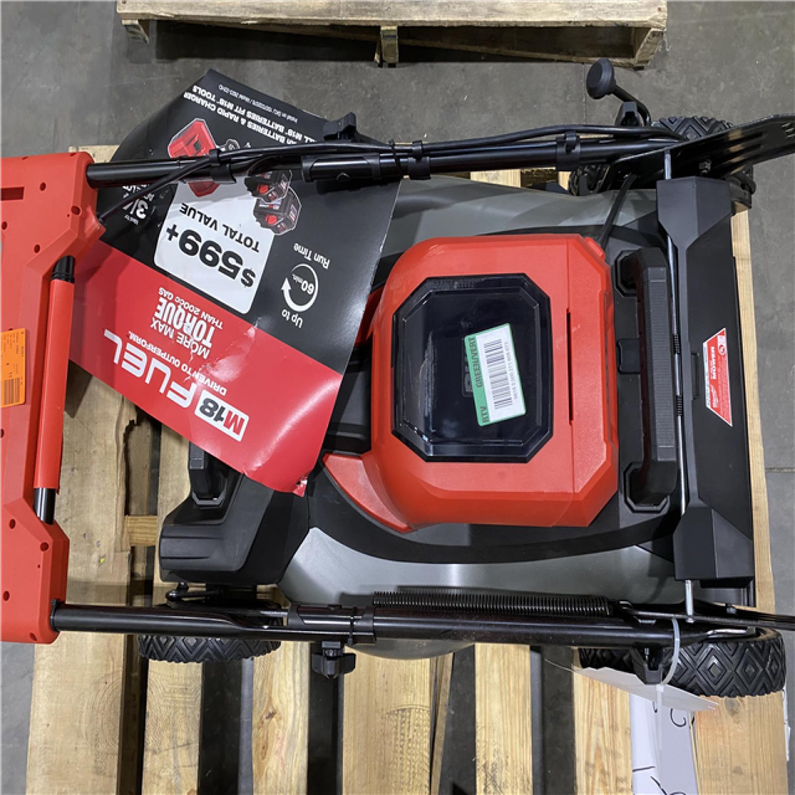 As-Is- M18 FUEL Brushless Cordless 21 in. Walk Behind Dual Battery Self-Propelled Mower W/(2) 12.0Ah Battery and Rapid Charger