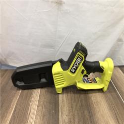 AS-IS RYOBI ONE+ HP 18V Brushless 8 in. Cordless Battery Pruning Mini Chainsaw with Kit