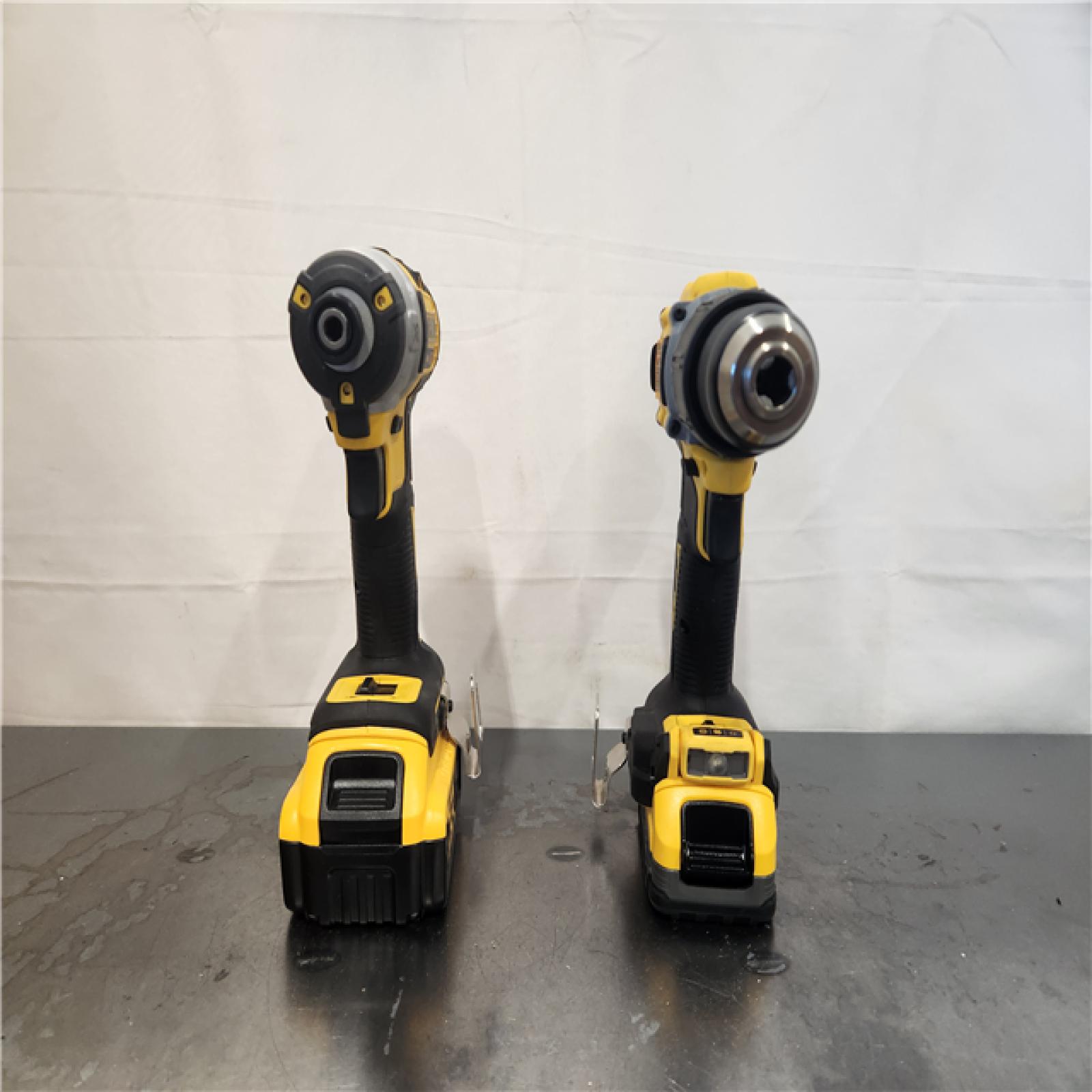 AS-IS- 20V MAX XR Lithium-Ion Cordless 2-Tool Combo Kit with 4.0 Ah and 1.7 Ah Batteries and Charger