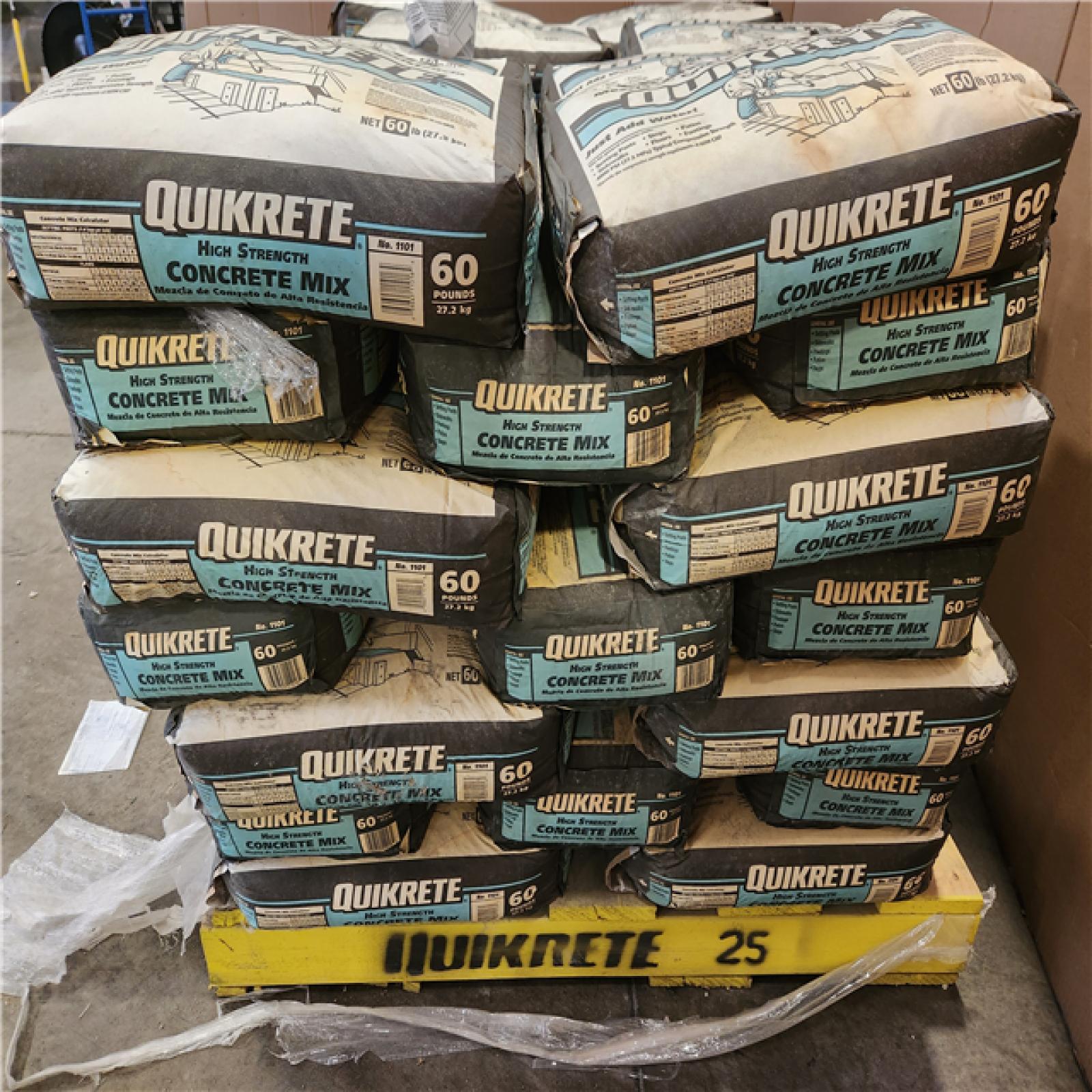 Phoenix AS-IS Quikrete 60 lb. Concrete Mix Pallet (56-Bags)