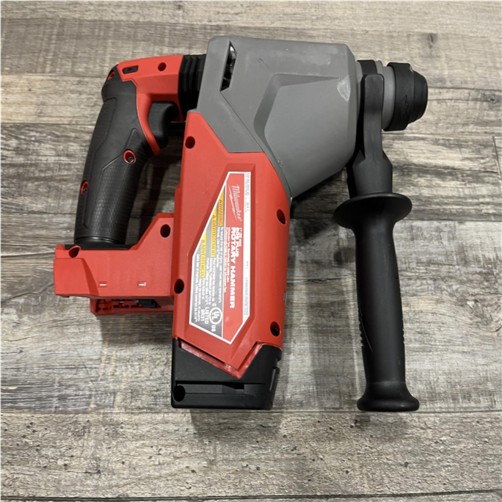 AS-IS Milwaukee  FUEL 18V Lithium-Ion Brushless Cordless 1 in. SDS-Plus Rotary Hammer (Tool-Only)