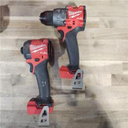 HOUSTON LOCATION - AS-IS MILWAUKEE M18 FUEL 18V Lithium-Ion Brushless Cordless Hammer Drill and Impact Driver Combo Kit (2-Tool) with 2 Batteries