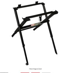 NEW! - Milwaukee 23.5 in. x 17.5 in. Universal Stationary Compact Folding Table Saw Stand