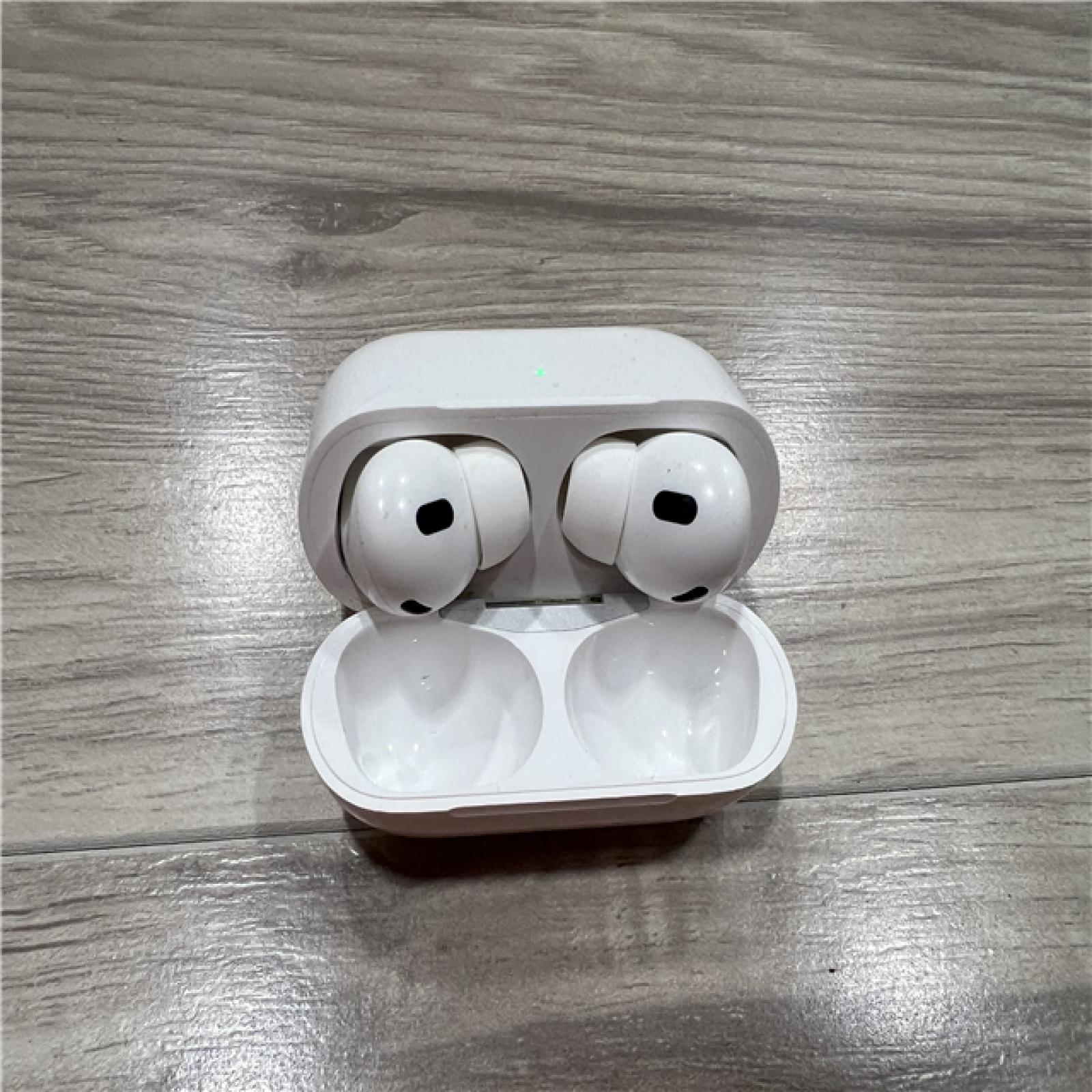 AS-IS Apple AirPods Pro (2nd Generation) with the USB-C MagSafe Charging Case