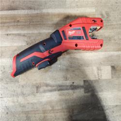 HOUSTON LOCATION - AS-IS Milwaukee M12 12-Volt Lithium-Ion Cordless Copper Tubing Cutter Kit with 1.5 Ah Battery  Charger and Hard Case
