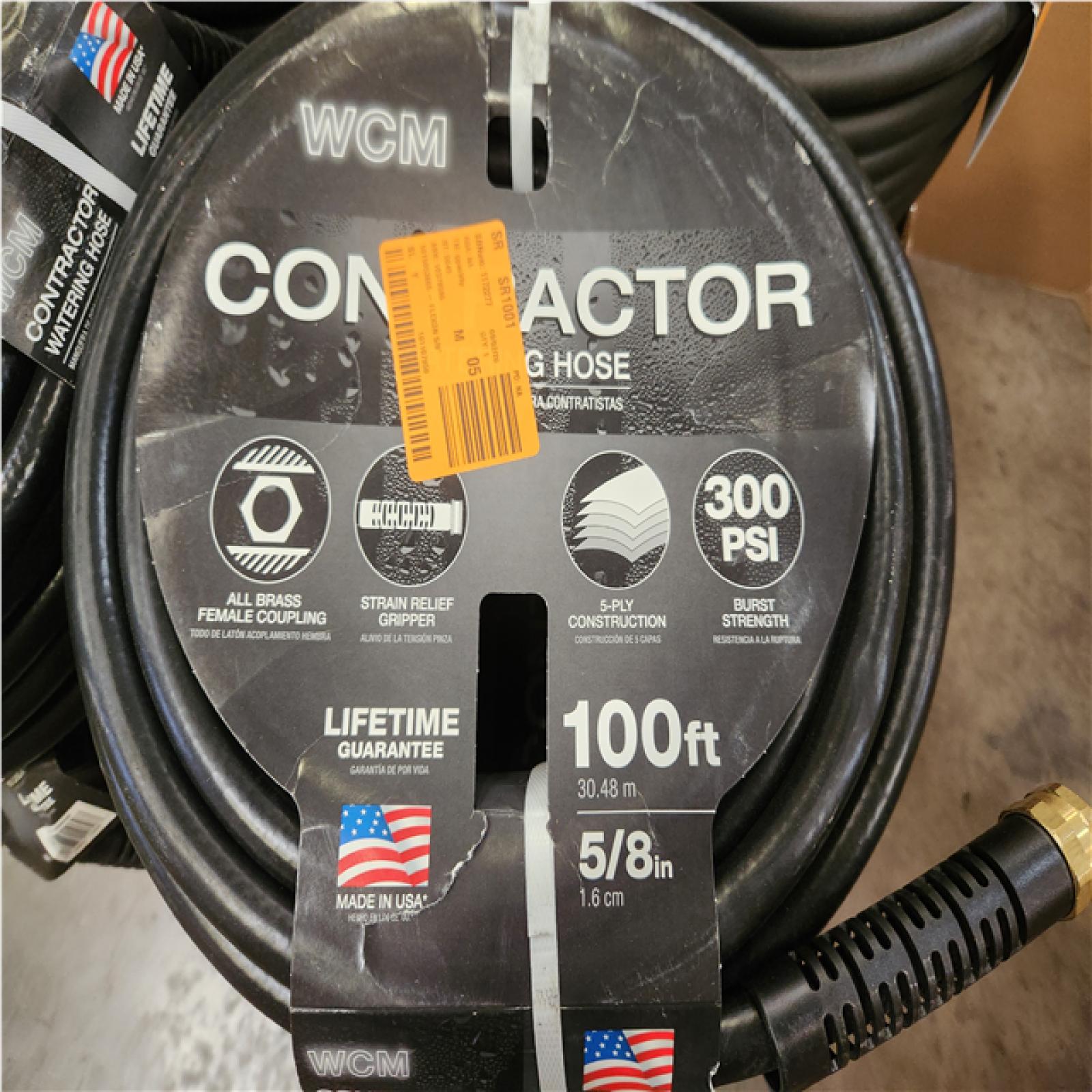 Phoenix LIKE NEW Flexon 5/8 in. dia. x 100 ft. Contractor Grade Garden Hose Pallet of 24 (RV: $599)