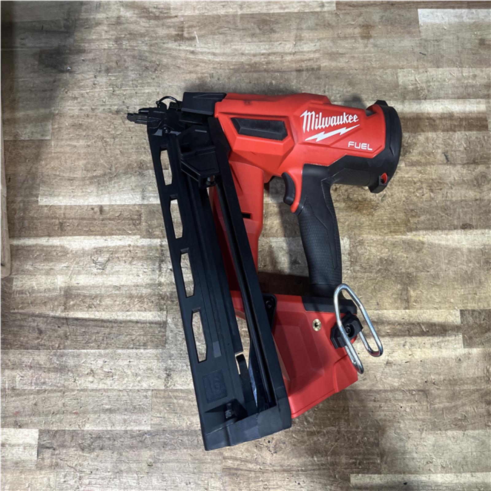 Houston Location AS-IS Milwaukee FUEL 18-Volt Lithium-Ion Brushless Cordless Gen II 16-Gauge Angled Finish Nailer (Tool-Only)