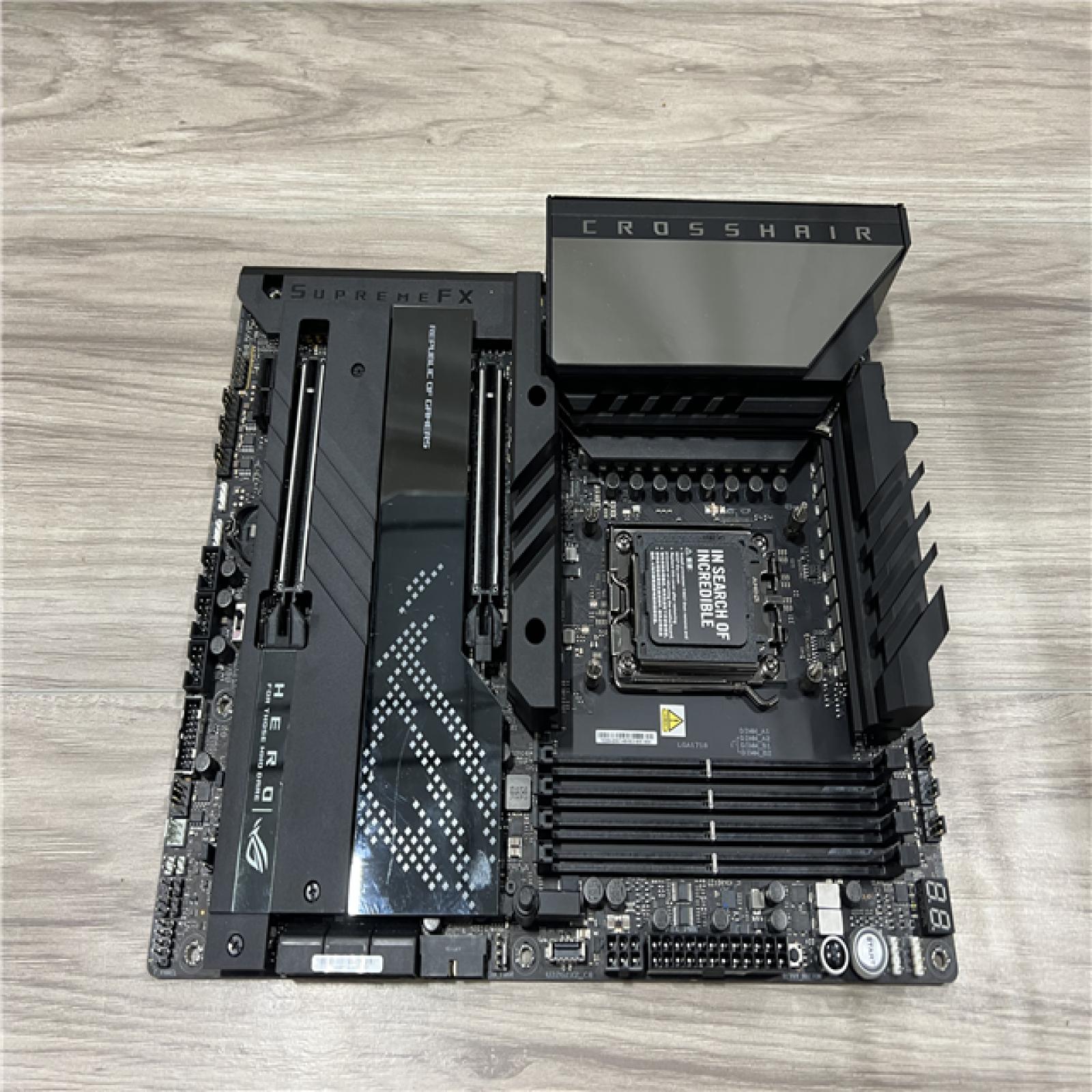 AS-IS ASUS ROG Crosshair X670E Hero AM5 ATX AMD Motherboard