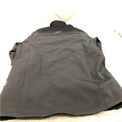 AS-IS Milwaukee Men's X-Large M12 12V Cordless TOUGHSHELL Black Heated Jacket (Jacket/Charger Only)