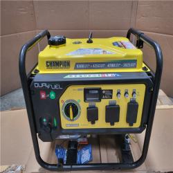CALIFORNIA NEW Champion 5300/4250-Watt Gasoline and Propane Powered Dual Fuel Portable Generator with CO Shield