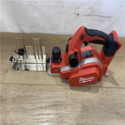 AS-IS Milwaukee 18V Lithium-Ion Cordless 3-1/4 in. Planer (Tool-Only)
