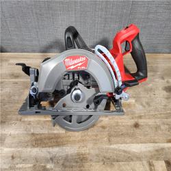 HOUSTON LOCATION - AS-IS (APPEARS LIKE NEW) MILWAUKEE 7-1/4 REAR HANDLE CIRCULAR SAW (TOOL ONLY)