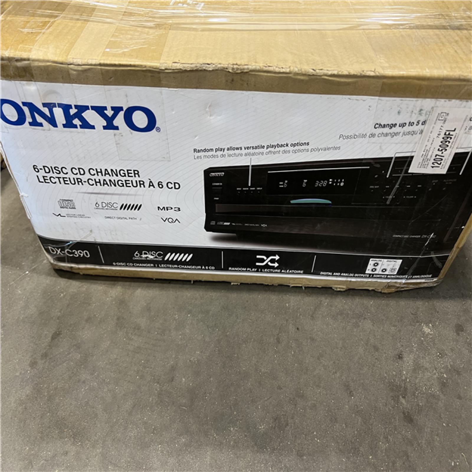 AS-IS Onkyo DX-C390 6 Disc CD Changer
