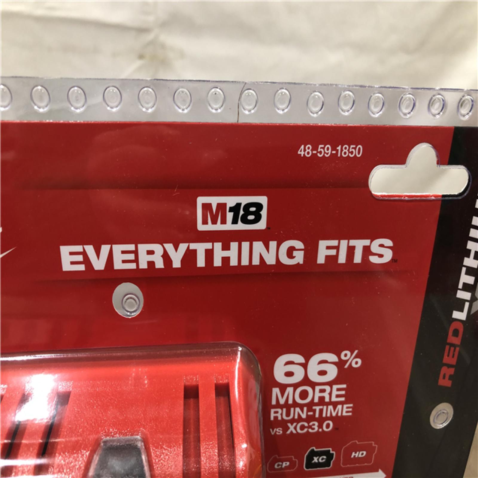 NEW- Milwaukee 18-Volt Lithium-Ion XC Starter Kit with One 5.0Ah Battery and Charger