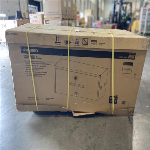 DALLAS LOCATION - Husky Modular Tool Storage Heavy Duty 62 in. W x 24 in. D Matte Black Top Tool Chest (2 UNITS)