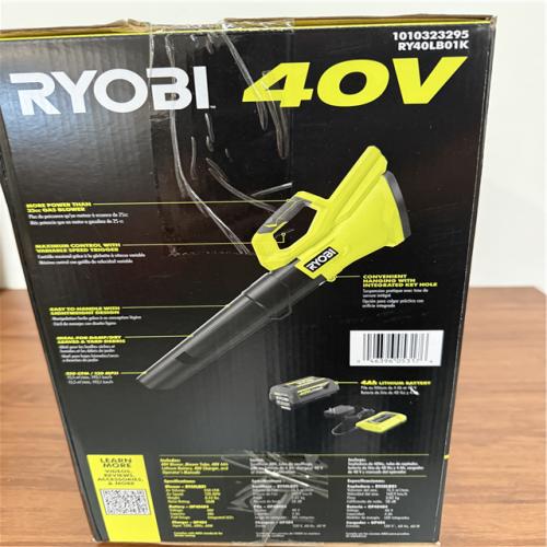 California NEW Ryobi 40V Blower Kit