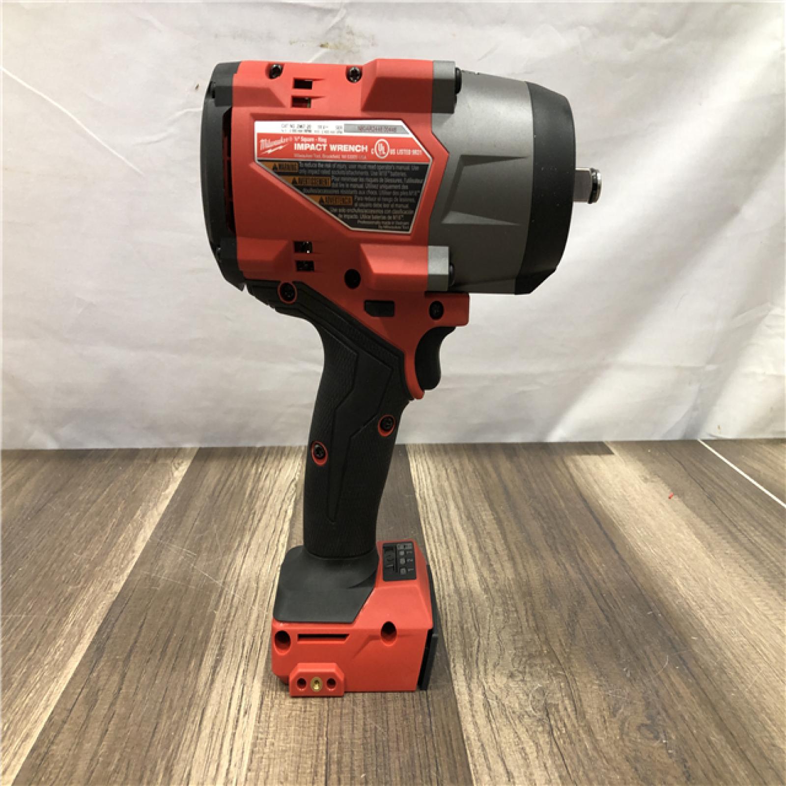 AS-IS Milwaukee FUEL 18V Lithium-Ion Brushless Cordless 1/2 in. Impact Wrench w/Friction Ring Kit