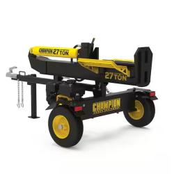 DALLAS LOCATION - Champion Power Equipment 27 Ton 224 cc Gas Powered Hydraulic Wood Log Splitter w/Vertical/Horizontal Operation and Auto Return-with Hydraulic Oil