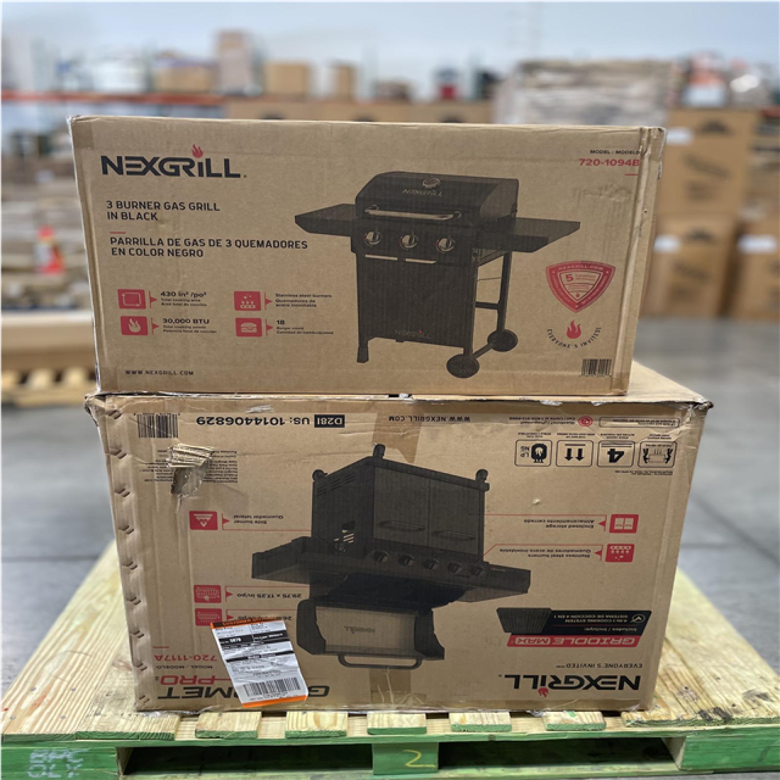DALLAS LOCATION- AS-IS MIXED NEXGRILL PALLET