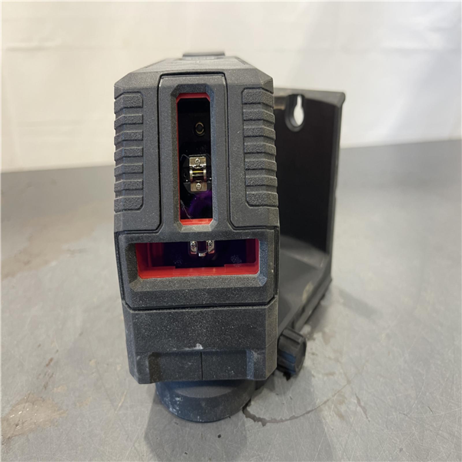 AS-IS - MILWAUKEE 100 Ft. REDLITHIUM Lithium-Ion USB Green Rechargeable Cross Line Laser Level