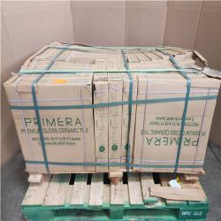 Phoenix Glossy Calacatta 18 in. x 18 in. Glazed Ceramic Floor and Wall Tile (491 sq. ft./24 Case)