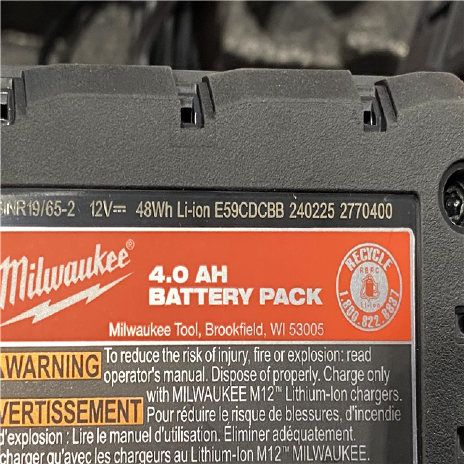 AS-IS Milwaukee 12-Volt Lithium-Ion Cordless Green 250 ft. 3-Plane Laser Level Kit