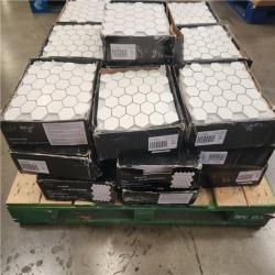 Phoenix New MSI White 2 in. Hexagon 11 in. x 11 in. x 0.25 in. Matte Porcelain Mesh-Mounted Mosaic Tile (362 sq. ft. /28  Case)