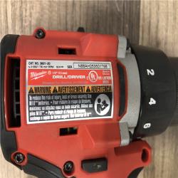 AS-IS Milwaukee 18V Lithium-Ion Brushless Cordless 1/2 in. Compact Drill/Driver (Tool-Only)