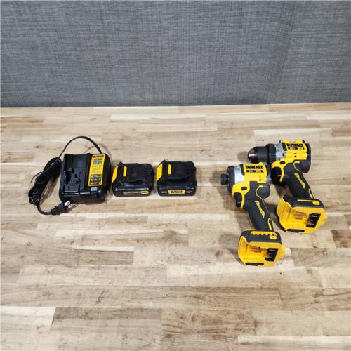 HOUSTON LOCATION - AS-IS DEWALT 2 TOOL COMBO KIT W/ (2) BATTERY & CHARGER