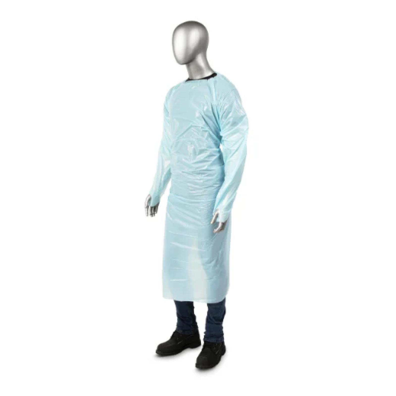 Phoenix NEW (100/Case) AmbiShield 50 CPE Blue Gown w/ Thumbloop Pallet (36-Boxes) (SEALED)