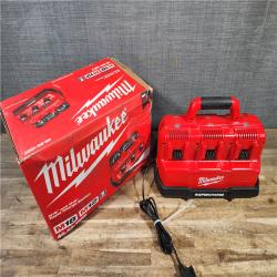 HOUSTON LOCATION - AS-IS Milwaukee 12-Volt/18-Volt Lithium-Ion Multi-Voltage 6-Port Sequential Rapid Battery Charger
