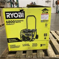 Dallas Location - As-Is RYOBI 6800-Watt Gasoline Powered Portable Generator