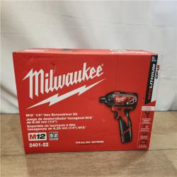 NEW- Milwaukee M12 Cordless Screwdriver - All