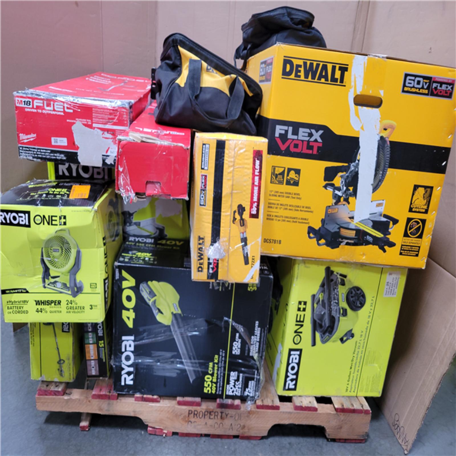 CALIFORNIA AS-IS TOOL PALLET