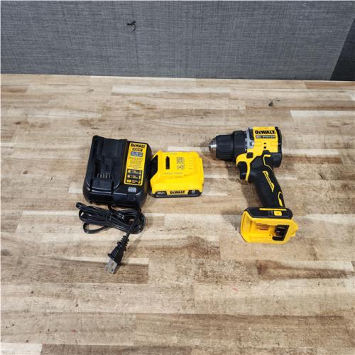 HOUSTON LOCATION - AS - IS DEWALT Atomic 20V Lithium-Ion Cordless Compact 1/2 in. Drill/Driver Kit