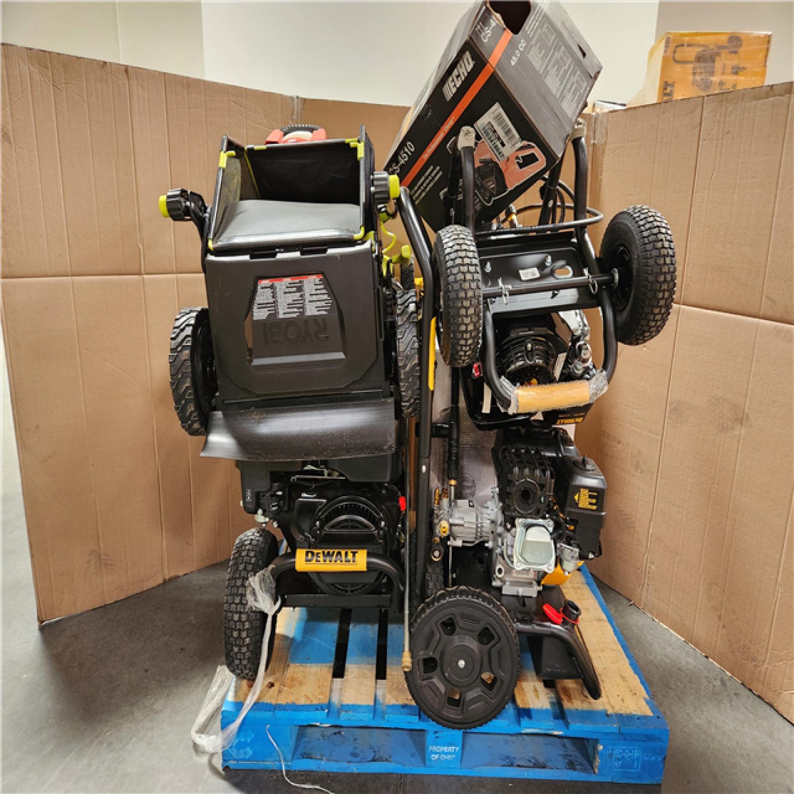 CALIFORNIA AS-IS OUTDOOR POWER EQUIPMENT