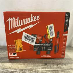 NEW - Milwaukee 12-Volt Lithium-Ion Brushless Cordless Subcompact Drill &Impact Driver Combo Kit