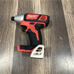 AS-IS Milwaukee 18V Lithium-Ion Cordless 1/4 in. Hex Impact Driver (Tool-Only)