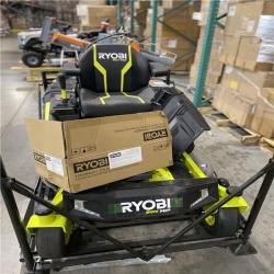 Dallas Location - As-Is RYOBI 80V HP Brushless 42 in. Battery Electric Cordless Zero Turn Riding Mower (2) 80V Batteries (2) 40V Batteries and Charger