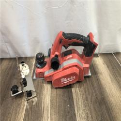 AS-IS Milwaukee 18V Lithium-Ion Cordless 3-1/4 in. Planer (Tool-Only)
