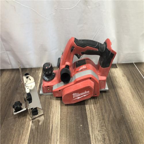 AS-IS Milwaukee 18V Lithium-Ion Cordless 3-1/4 in. Planer (Tool-Only)