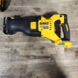 HOUSTON LOCATION - AS-IS FLEXVOLT 60V MAX Cordless Brushless Reciprocating Saw with (1) FLEXVOLT 9.0Ah Battery